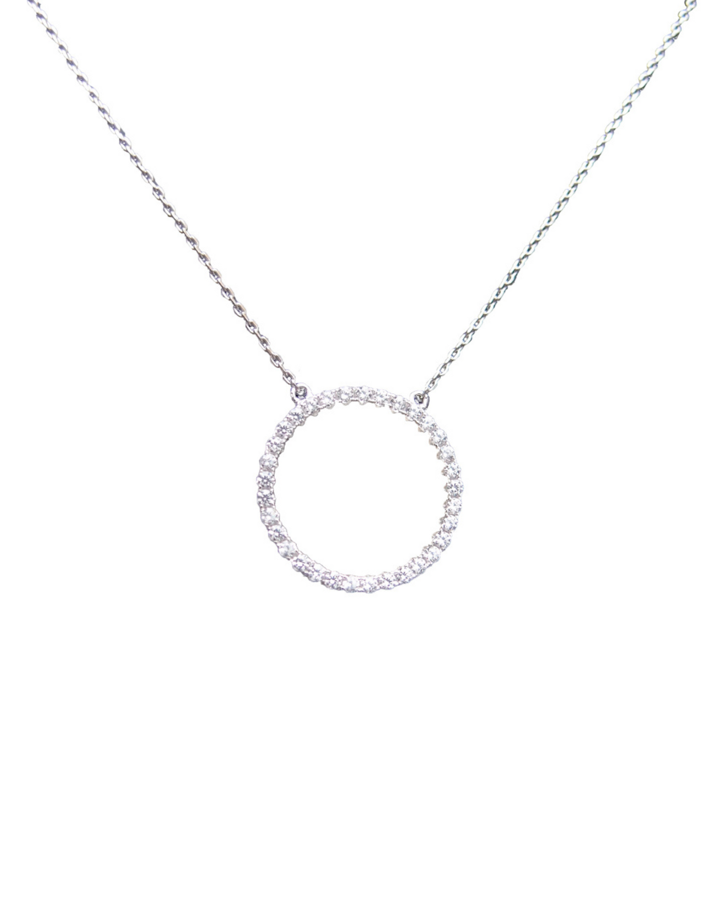 Circle of life CZ necklace