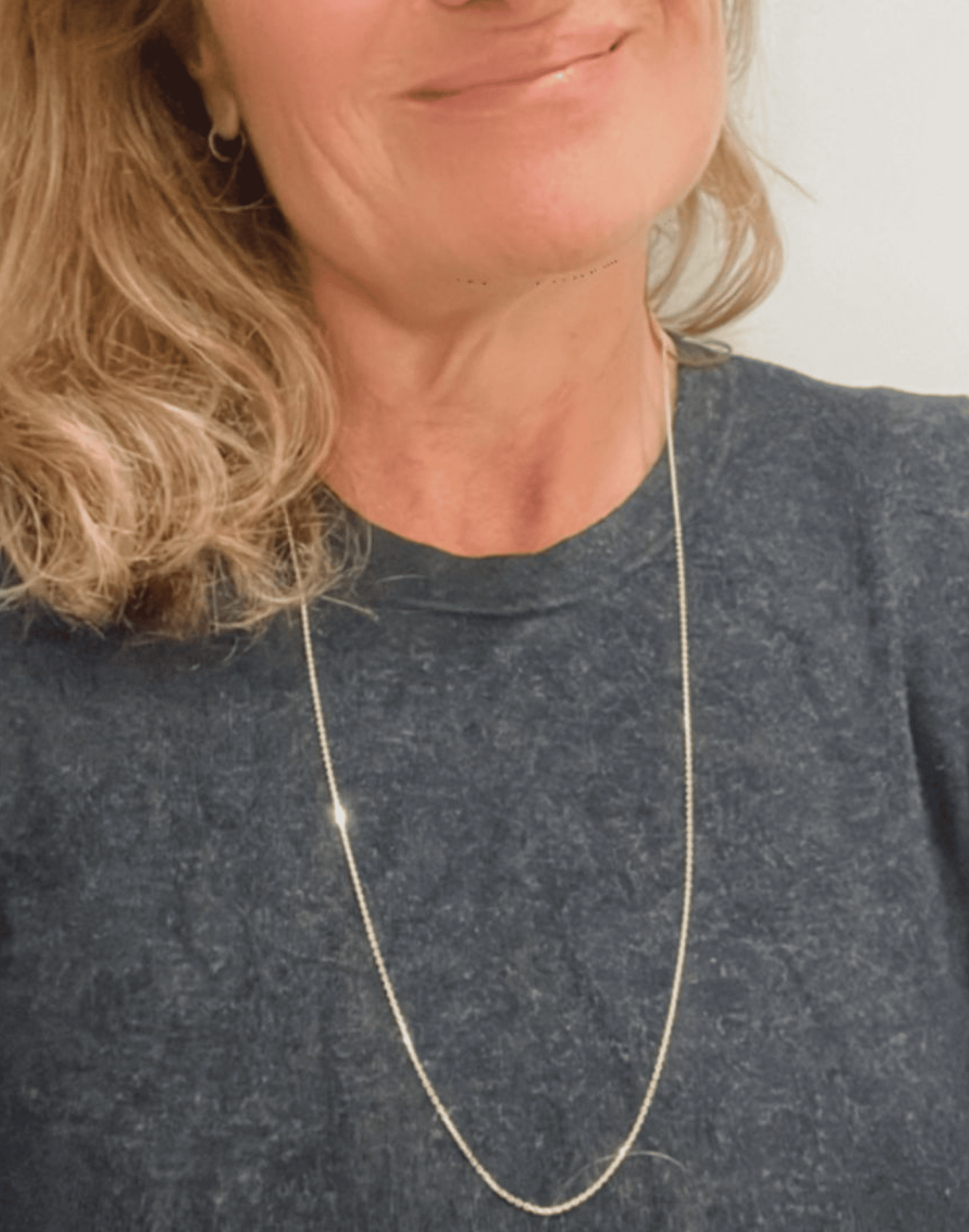 long gold adjustable chain 70cm