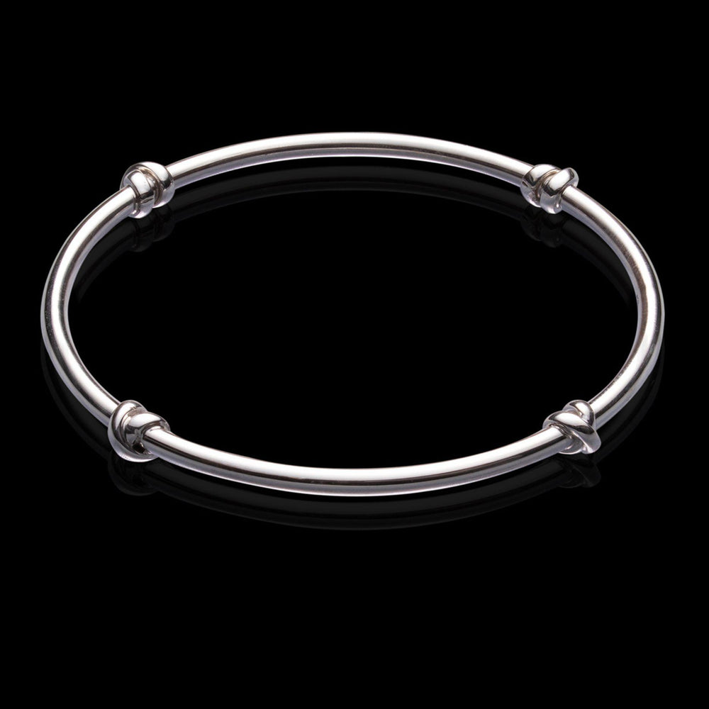 
                  
                    Morton silver knot bangle
                  
                