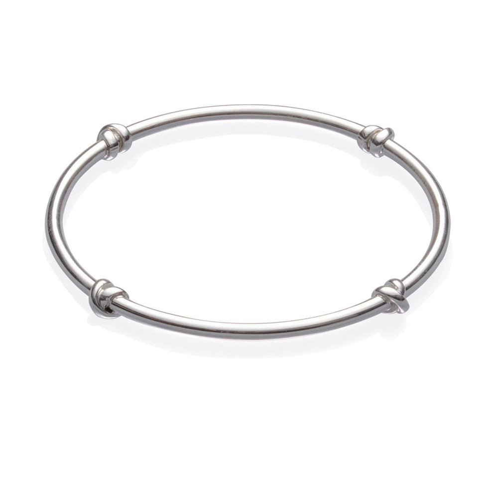 
                  
                    Morton silver knot bangle
                  
                