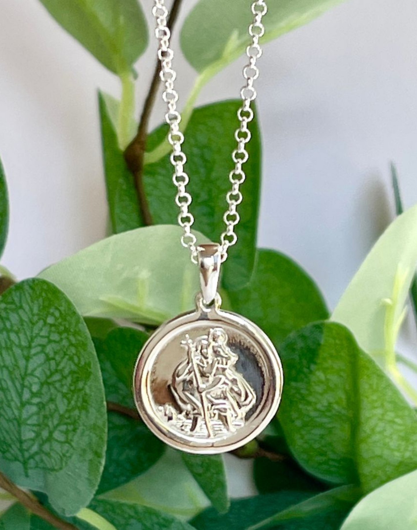 St Christopher necklace