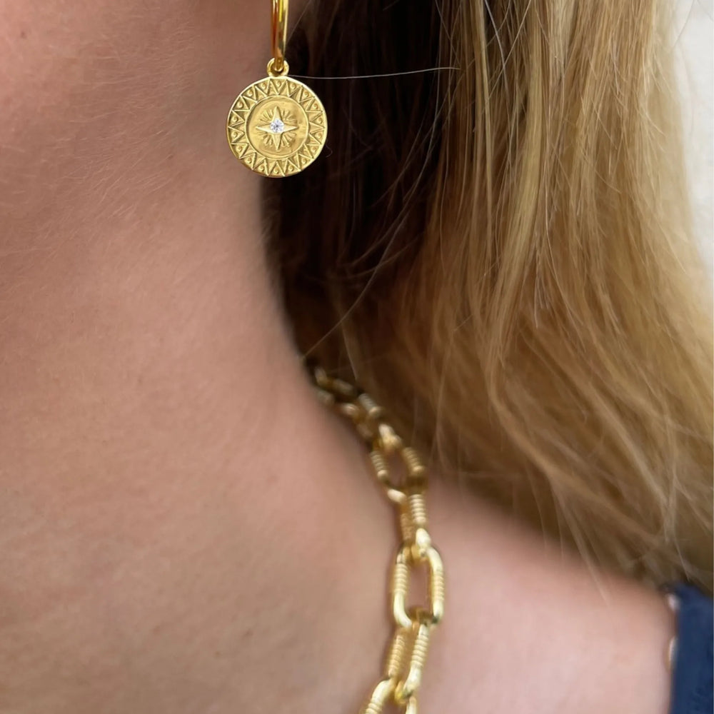 cleo hoop earrings