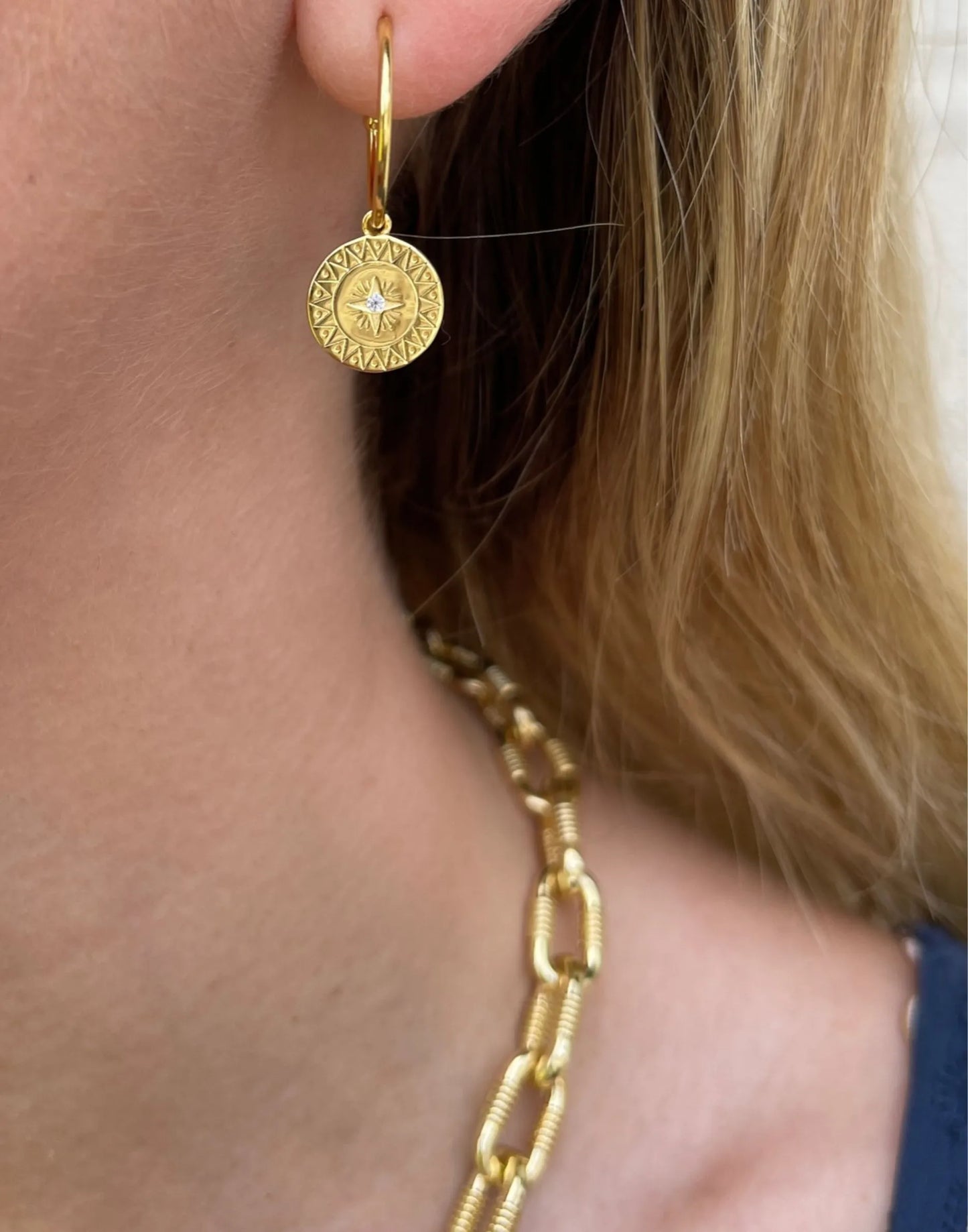 cleo hoop earrings
