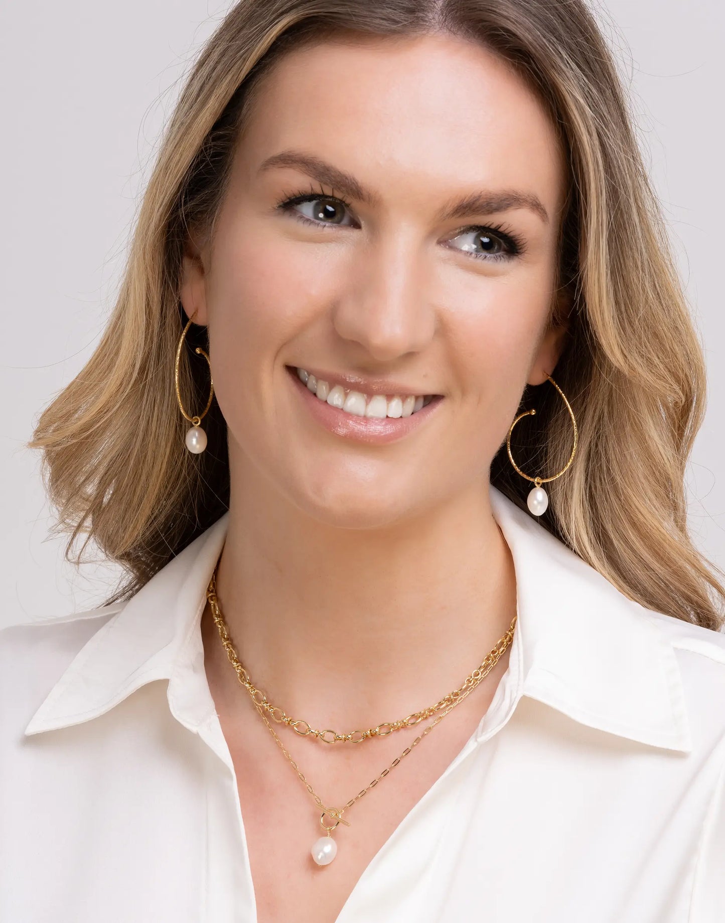 Conjunto De 6 Par De Pendient De Perlas De Imitación Con Incrustacion De Corazón, Aret