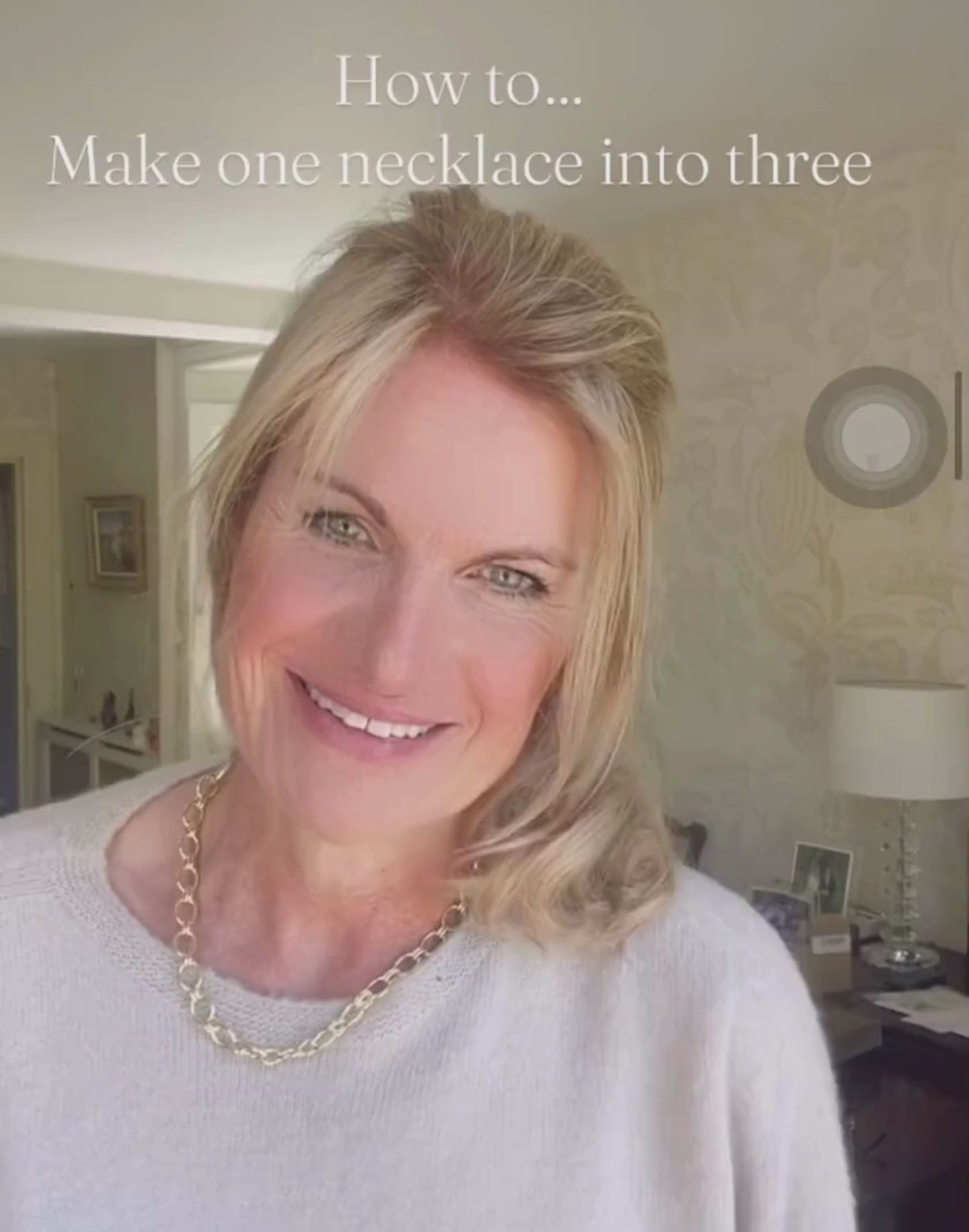 Lizzy Gold Link Necklace