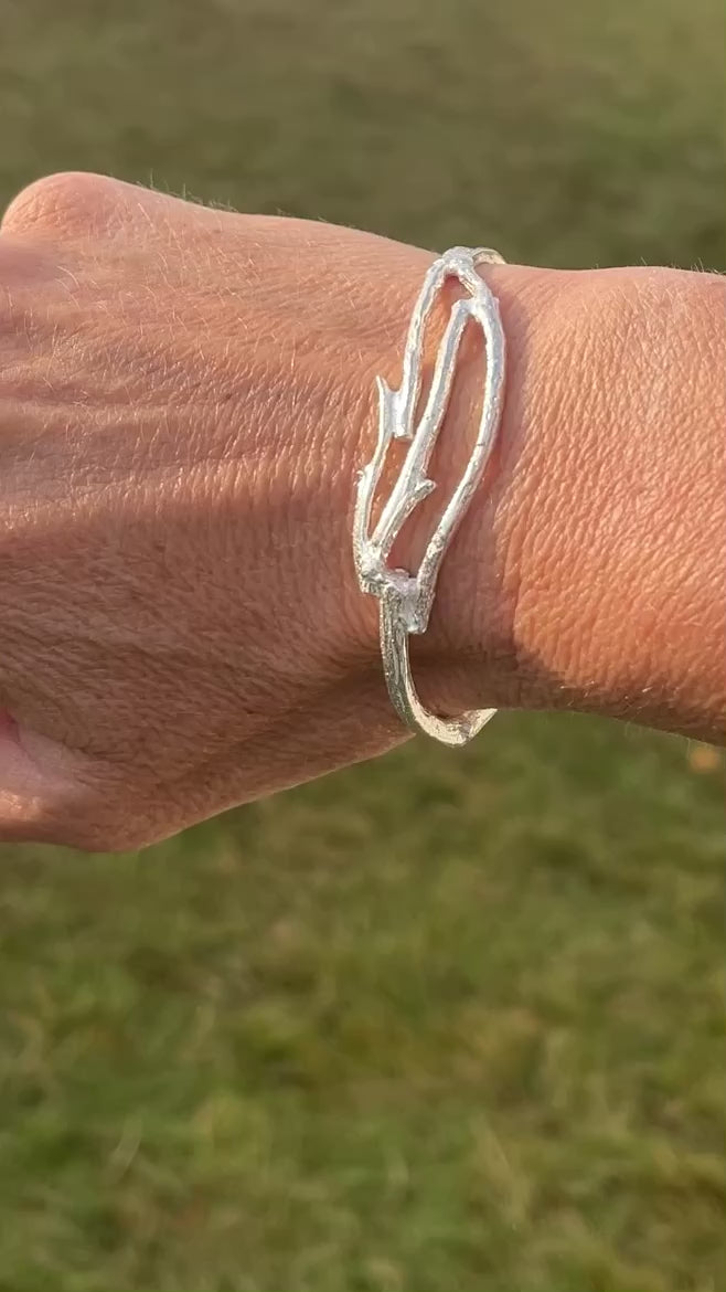 Twig Silver Cuff
