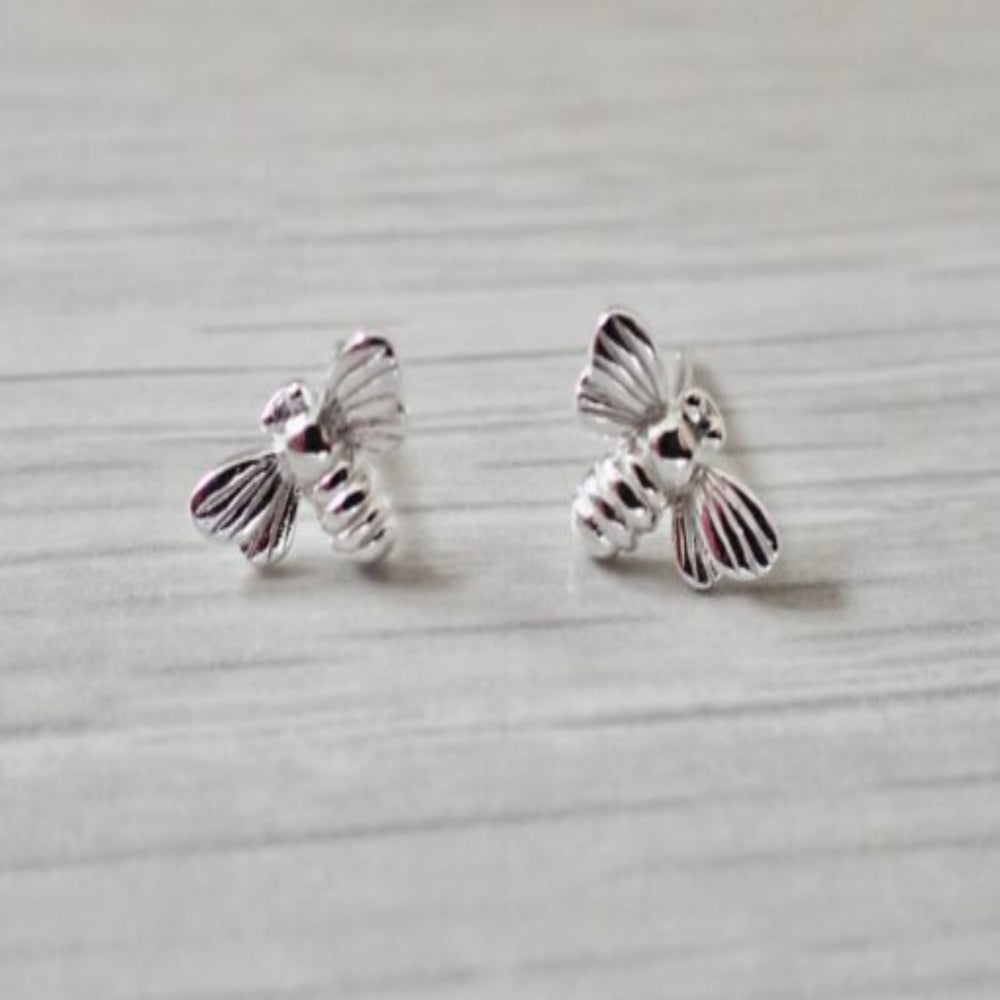 silver bee stud