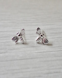 silver bee stud