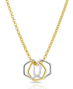 Georgie Gold Geometric Necklace