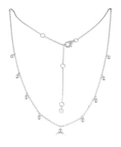 Silver Tilly Bobble Necklace