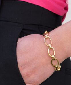 Lulu Gold Link Bracelet