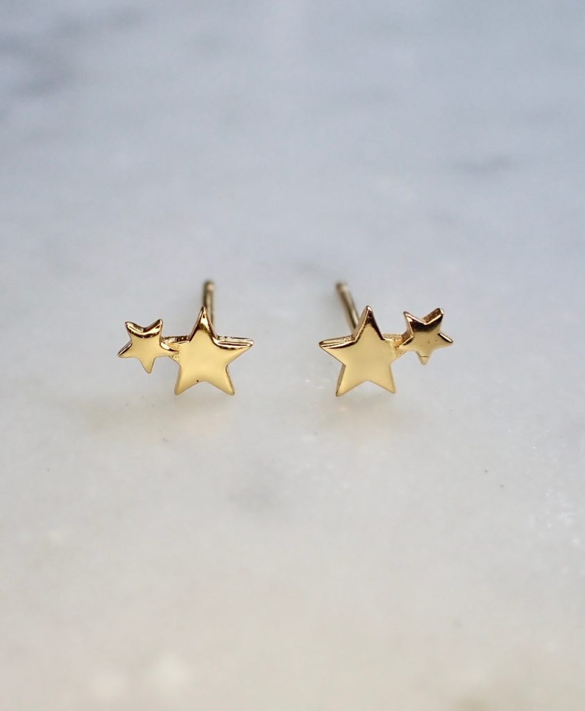 Silver second studs on sale online