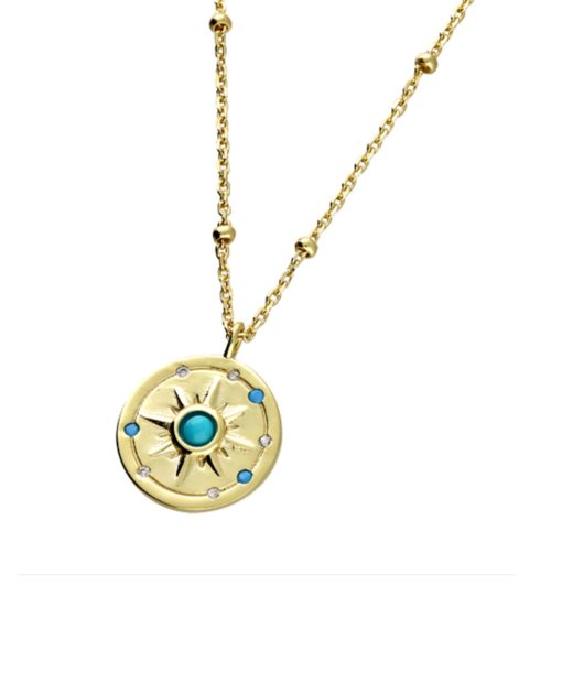 Astrid Gold Pendant Necklace
