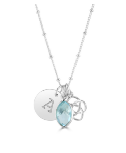 Francesca Silver Charm Necklace