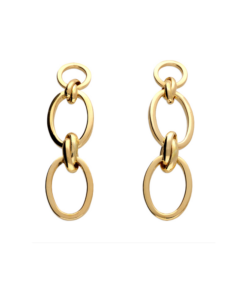 Lulu Gold Link Earrings