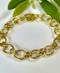 Lizzy Gold Link Bracelet