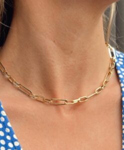 Zoe Gold Link Necklace