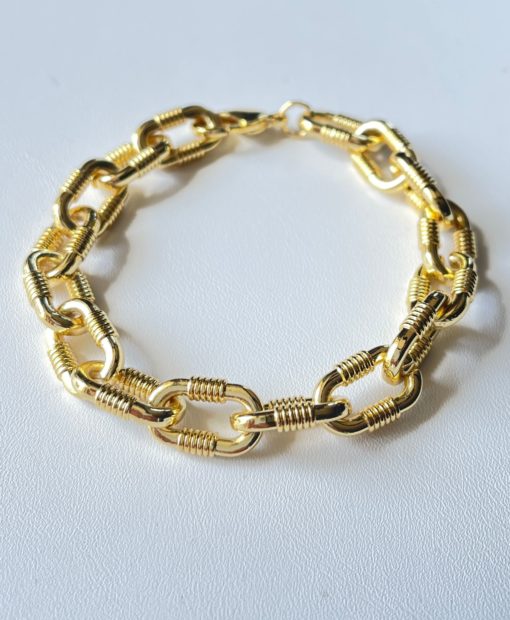 Clemmie Gold Link Bracelet