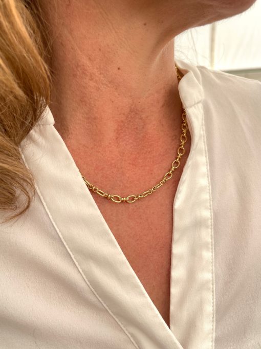 Pippa Gold Link Necklace