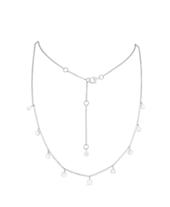 Silver Tilly Disc Necklace