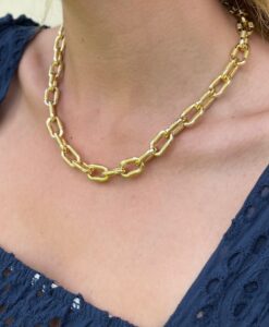 Clemmie Gold Link Necklace