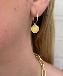 Cleo Gold Hoop Earrings