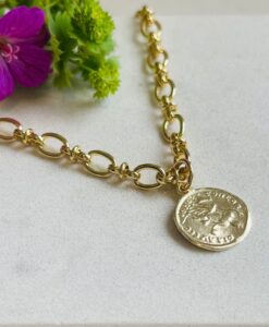 Gold Coin Necklace