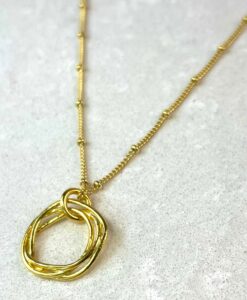 Gold Multi Circle Necklace